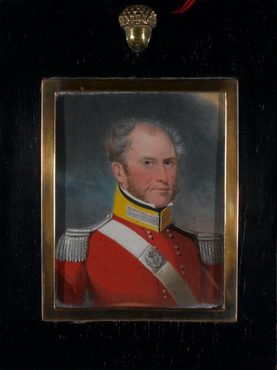 Oberstleutnant Mathew Frederick Steele, 77. Regiment von Unknown artist