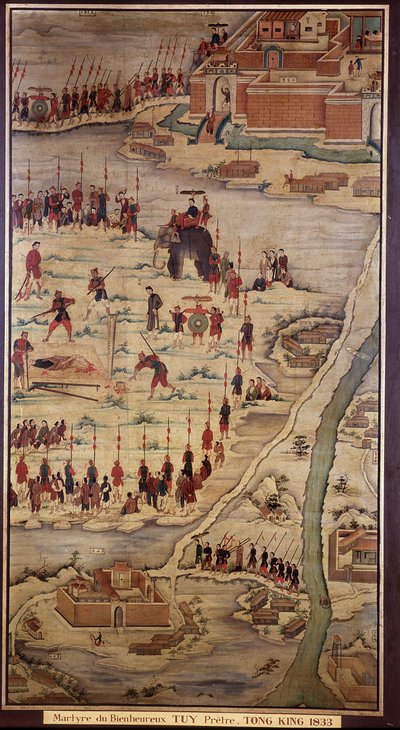 Martyrium des seligen Tuy von Unknown artist