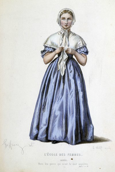 Molière Frauen Schule: Agnès von Unknown artist