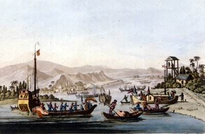 Mündung des Yang Tse Kiang von Unknown artist