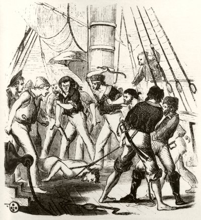Piraten quälen George Withers von Unknown artist
