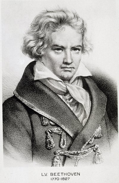 Porträt von Beethoven (1770 - 1827) von Unknown artist
