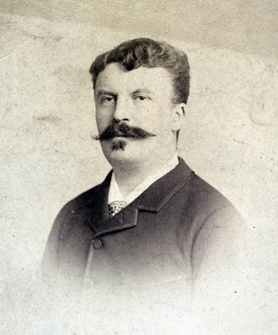 Porträt von Guy de Maupassant von Unknown artist