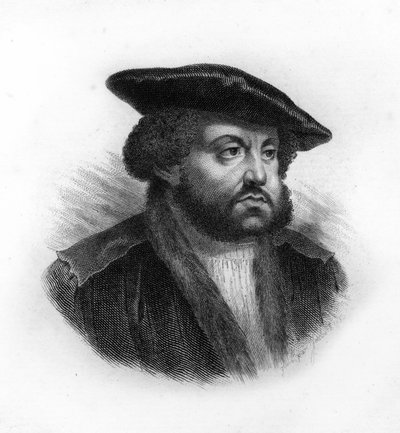 Porträt von Hans Holbein 1495-1554 von Unknown artist