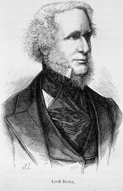 Porträt von Lord Derby von Unknown artist