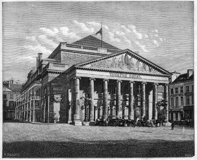 Théâtre Royal de la Monnaie, Brüssel, Belgien von Unknown artist