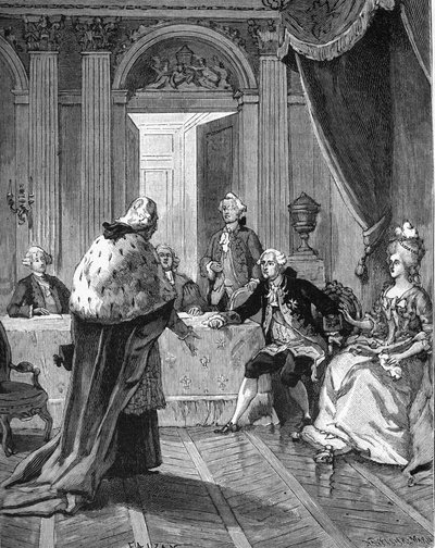 Die Halsbandaffäre, 15. August von Unknown artist