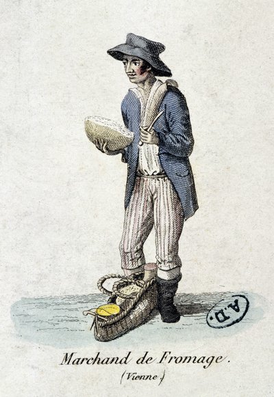 Wiener Käsehändler - Gravur von Unknown artist