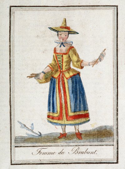 Frau aus Brabant (Belgien) von Unknown artist