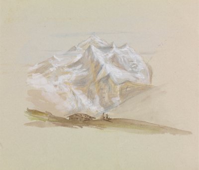 Ein Chalet in den Bergen von Unknown artist