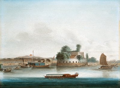 Eine Festung am Canton-Fluss von Unknown artist