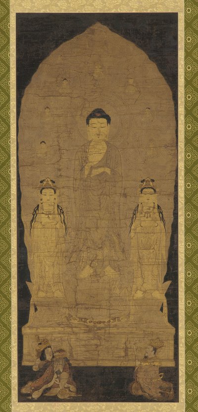 Amitabha-Triade von Unknown artist