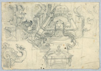 Architektonische Skizzen von Unknown artist
