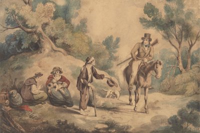 Bettler und Reiter von Unknown artist
