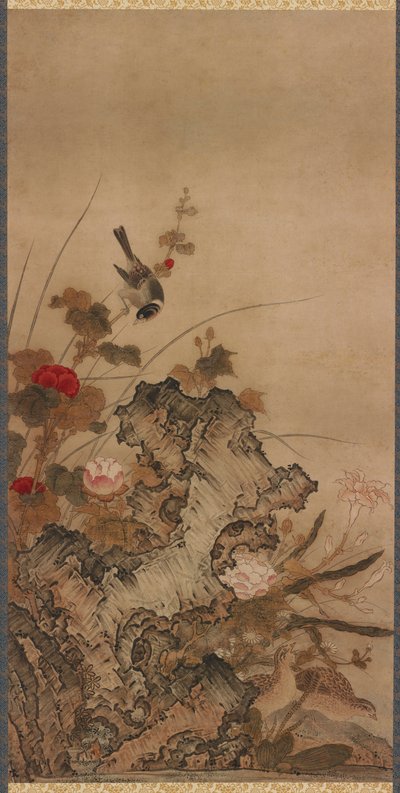 Vögel und Blumen von Unknown artist