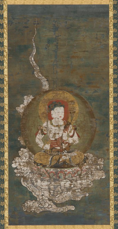 Buddhistische Gottheit: Gokei Monju (Manjushri) von Unknown artist