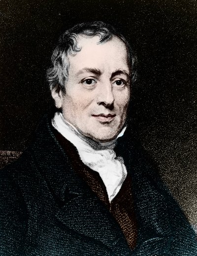 David Ricardo (1772-1823), britischer Ökonom von Unknown artist