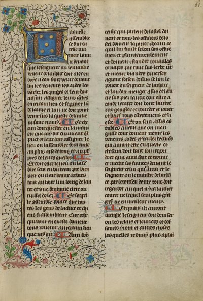 Geschmücktes Initial L von Unknown artist