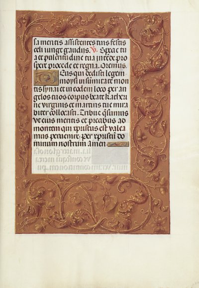 Geschmückte Textseite von Unknown artist