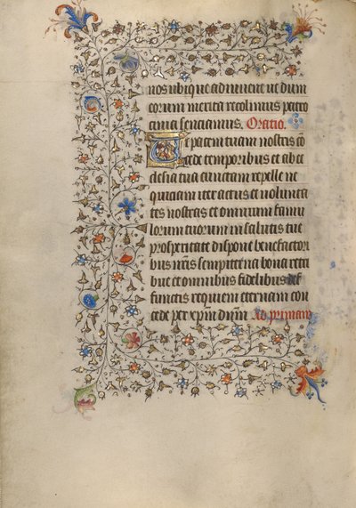 Geschmückte Textseite von Unknown artist