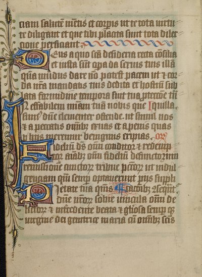 Geschmückte Textseite von Unknown artist