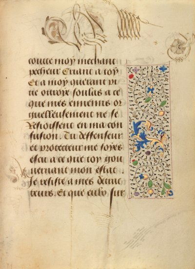 Geschmückte Textseite von Unknown artist