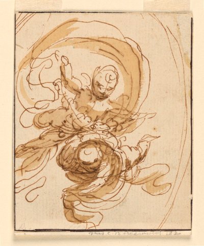 Entwurf für eine bemalte Wand von Unknown artist