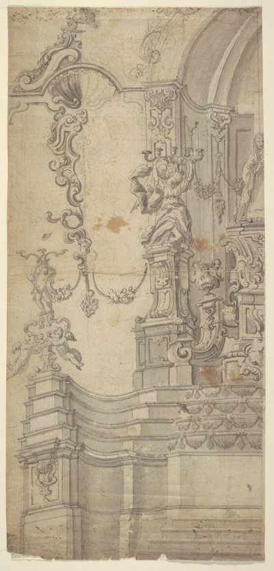 Entwurf für einen Altar von Unknown artist