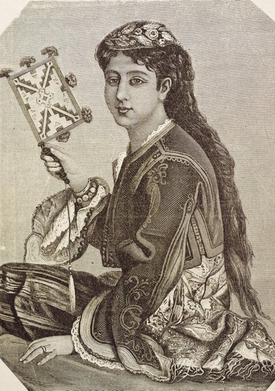 Griechenland (19. Jh.). Gesellschaft. Junger Grieche. 1879. Gravur von Unknown artist