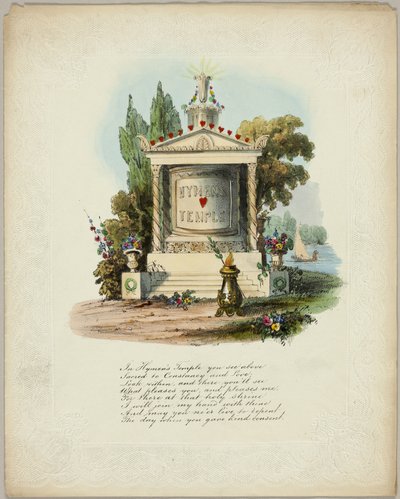 Hymens Tempel (Valentine) von Unknown artist