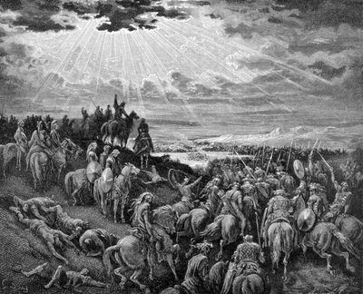 Josua stoppt den Lauf der Sonne von Unknown artist