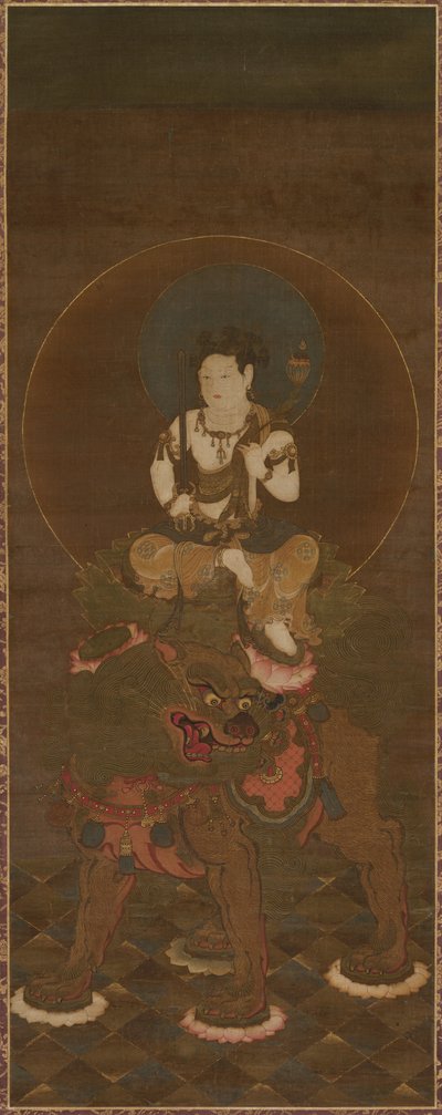 Monju mit fünf Chignons (Gokei Monju) von Unknown artist