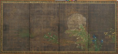 Mond über einem Moor von Unknown artist