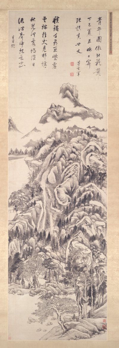 Berg Qingbian von Unknown artist