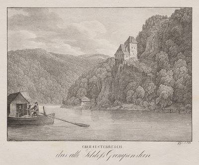 Niederösterreich, Das Alte Schloss Greifenstein von Unknown artist