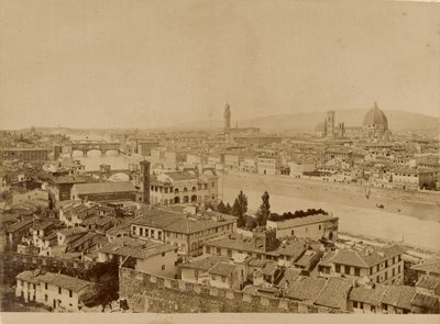 Panoramablick auf Florenz von Unknown artist