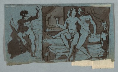 Paris, Zeus besucht Callisto von Unknown artist