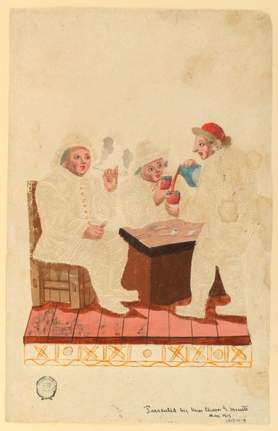 Bauern in einer Schenke von Unknown artist