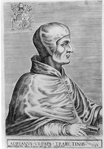 Papst Adrian VI (1459 - 1523) von Unknown artist