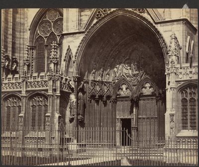 Portal einer Kathedrale von Unknown artist