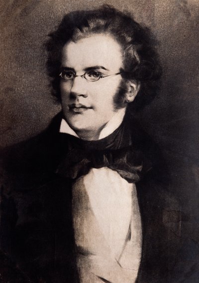 Porträt von Franz Schubert (Gravur) von Unknown artist