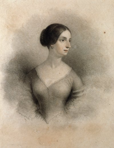 Porträt von Teresa Borri (1799-1861) von Unknown artist