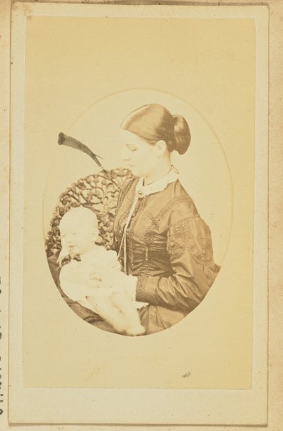 Porträt einer Frau und eines Babys von Unknown artist