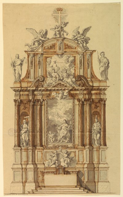 Entwurf für einen Altar von Unknown artist