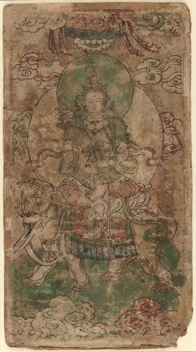 Puxian, der Bodhisattva der Wohltätigkeit von Unknown artist
