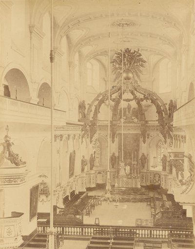 Quebec, Innenraum der Kathedrale von Unknown artist