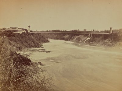 [Fluss und Brücke] von Unknown artist