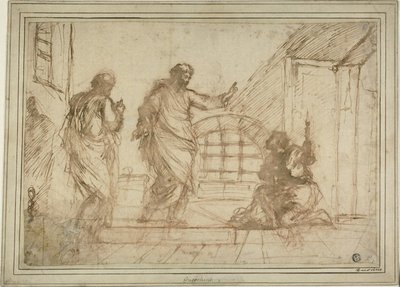 Sankt Paul und der Gefängniswärter von Unknown artist