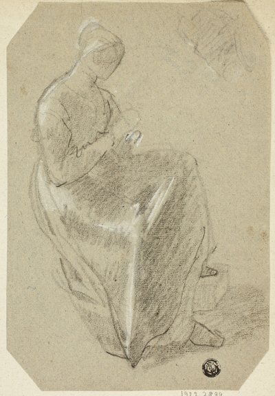 Sitzende Frau von Unknown artist