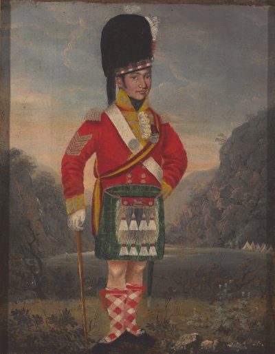 Sergeant, 92. Highlanders, ca. 1816 von Unknown artist